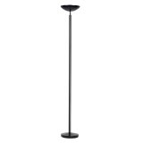 Lampadaire LED Dely 2,0 noir. Variateur d'intensité sur le mât. 3100 k, vasque orientable