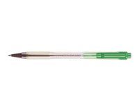 Stylo-bille pilot bp-s matic écriture fine 0.3mm 800m encre classique rétractable corps translucide rechargeable vert