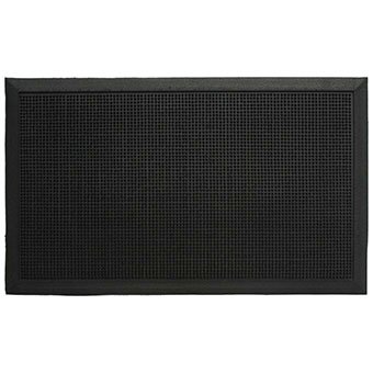 Tapis grattant paperflow picots caoutchouc anti-salissures lourdes 60x80cm coloris noir