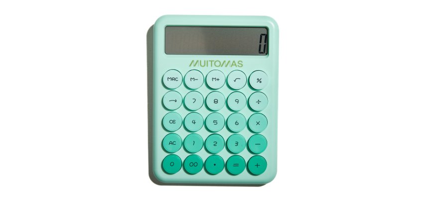 Muitomas CALCULATORGN calcolatrice Desktop Calcolatrice di base Verde