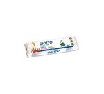 Patplume giotto matiere vegetale souple ne seche pas  pain predecoupe 350g coloris  blanc