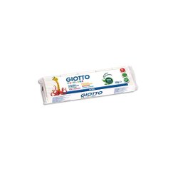 Patplume giotto matiere vegetale souple ne seche pas  pain predecoupe 350g coloris  blanc