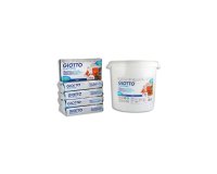 Plastiroc giotto pate minerale facile a lisser pack de 5kg coloris blanc