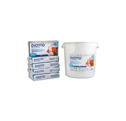 Plastiroc giotto pate minerale facile a lisser pack de 5kg coloris blanc