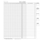 Registre appel journalier éditions fuzeau couverture 250g/m2 a4 210x297mm découpé