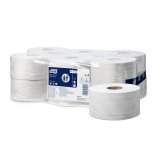 Colis de 12 Bobines de Papier toilette Mini Jumbo Advanced 2 plis L180 m x D19 cm Blanc uni