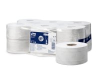 Papier hygiénique tork mini jumbo idéal forte fréquentation rouleau 180m