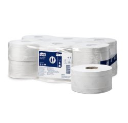 Papier hygiénique tork mini jumbo idéal forte fréquentation rouleau 180m