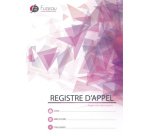 Registre appel journalier éditions fuzeau couverture 250g/m2 a4 210x297mm non découpé
