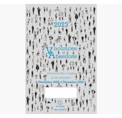 Planning congés du personnel exacompta pour sociétés minimum 5 personnes 13 mois décembre/décembre