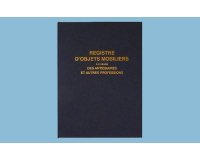 'Registre d'objets mobiliers à l'usage des antiquaires,