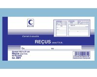 Carnet à souche 'Reçu avec TVA', 96 x 210 mm