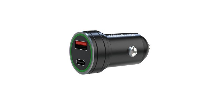 MediaRange MRMA120 chargeur d'appareils mobiles Smartphone Noir Allume-cigare Charge rapide Auto