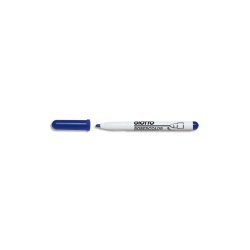Feutre effaçable à sec pointe ogive moyenne 4mm Bleu, vendu en boîte de 12