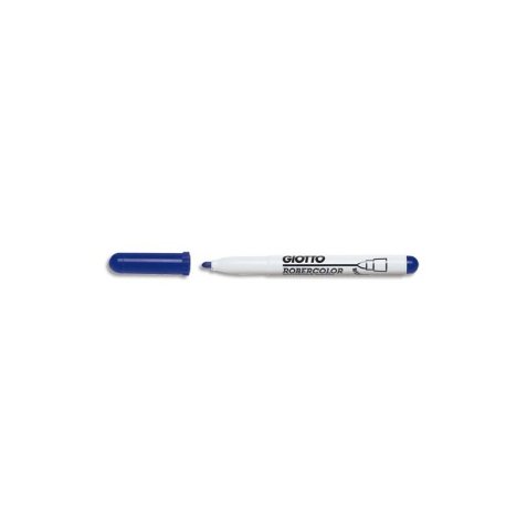 Feutre effaçable à sec pointe ogive moyenne 4mm Bleu, vendu en boîte de 12