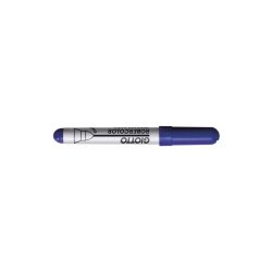 Marqueur effaçable pointe ogive 7mm. Encre Bleue. Odeur neutre.