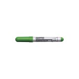 Marqueur effaçable pointe ogive 7mm. Encre Verte. Odeur neutre.