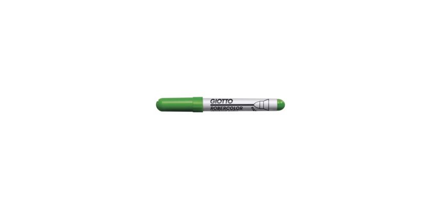 Marqueur giotto robercolor effaçable tableau blanc pointe maxi ogive 7 mm coloris vert