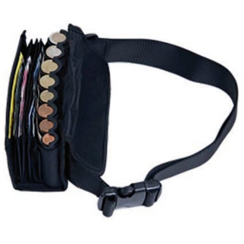 Sacoche ventrale aimantée Eurowallet avec monnayeur € 8 barillets marque et modèle déposé B35305