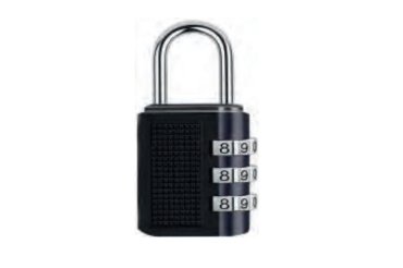 Cadenas métal à combinaison 3 chiffres