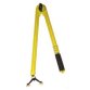 Compas en plastique incassable Jaune 50cm 1 ventouse et porte craies ou marqueur tableau