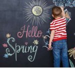 Craie pour tableau - Boîte de 10 couleurs assorties