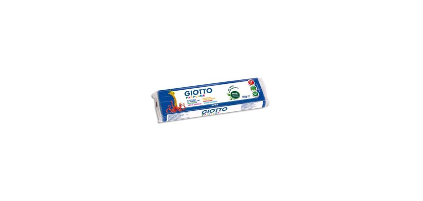 Patplume giotto matiere vegetale souple ne seche pas  pain predecoupe 350g coloris  bleu fonce
