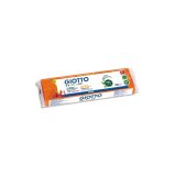 Patplume giotto matiere vegetale souple ne seche pas  pain predecoupe 350g coloris  orange