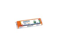 Patplume giotto matiere vegetale souple ne seche pas  pain predecoupe 350g coloris  orange