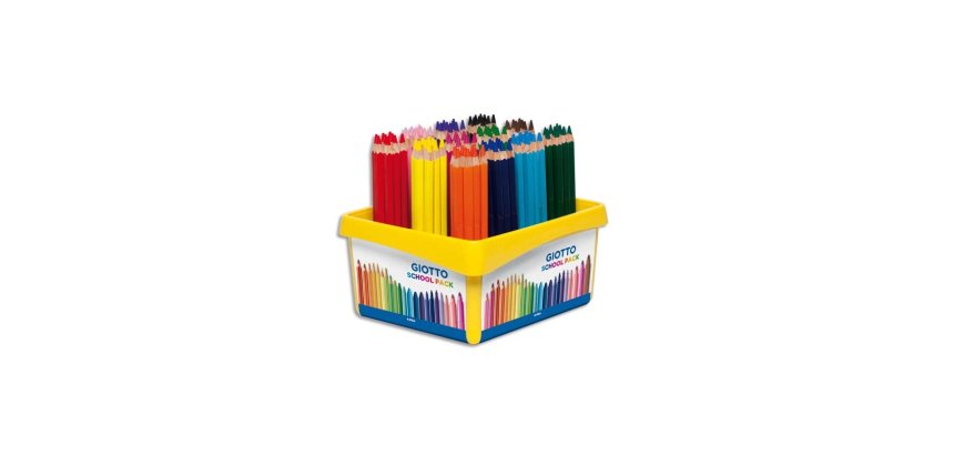 Schoolpack 108 crayons gros module Méga couleurs assorties