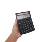 Calculatrice maul bureau eco 850 12 chiffres ecran 1 ligne 3 touches memoires touche pourcentage racines coloris noir