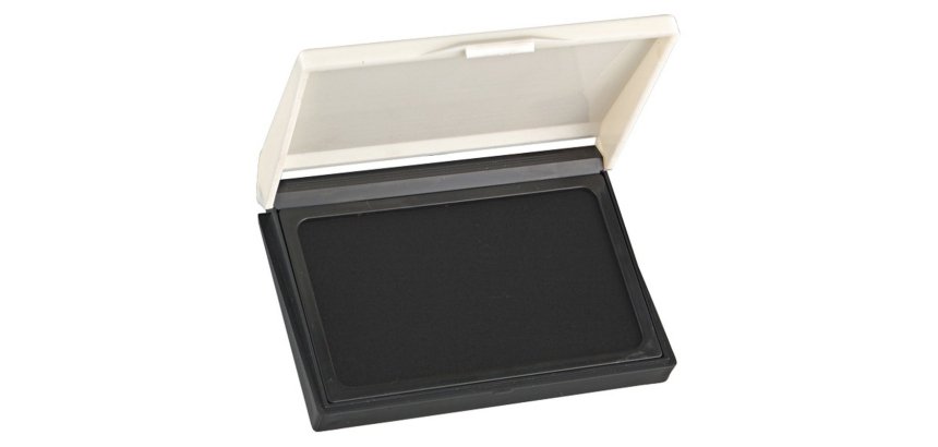 Tampon encreur wonday boitier plastique 100x75 mm encre     noire