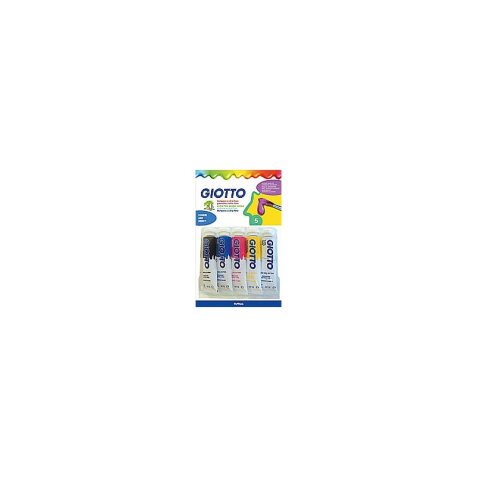 Blister de 5 tubes de gouache 10 ml, coloris assortis primaires