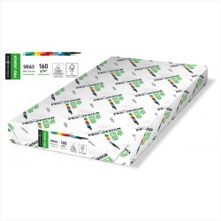 Ramette 250 feuilles papier extra Blanc satiné PRO DESIGN SRA3 160G CIE 168