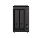 Synology DiskStation DS723+ serveur de stockage NAS Tower Ryzen Embedded R1600 2 Go DDR4 DiskStation Manager Noir