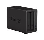 Synology DiskStation DS723+ serveur de stockage NAS Tower Ryzen Embedded R1600 2 Go DDR4 DiskStation Manager Noir
