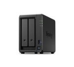 Synology DiskStation DS723+ serveur de stockage NAS Tower Ryzen Embedded R1600 2 Go DDR4 DiskStation Manager Noir