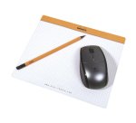 Tapis de souris Rhodia Clic Bloc 19x23 cm 30f petits carreaux 5x5 en présentoir de 30 pièces - Orange