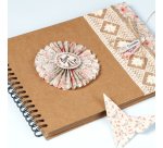 Album à personnaliser de 40 feuilles 200g/m2 au format 27x20cm - Kraft