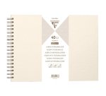 Album à personnaliser de 40 feuilles 200g/m2 au format 32x24cm - Ivoire irisé