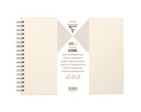 Album à personnaliser de 40 feuilles 200g/m2 au format 32x24cm - Ivoire irisé