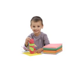 Plaque caoutchouc oz international a5 15x20cm épaisseur 2mm 20 coloris vifs assortis paquet 60 unités