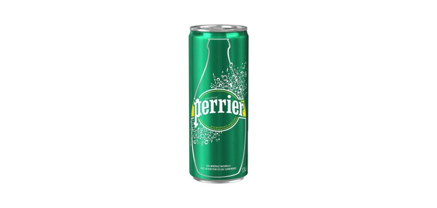 Eau gazeuse perrier canette 33cl