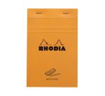 Bloc agrafé Rhodia message N°140 11x17 cm 80 feuillets 80g - Orange