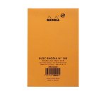 Bloc agrafé Rhodia message N°140 11x17 cm 80 feuillets 80g - Orange