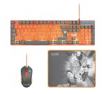 Blade Gaming PC Dragon Ball Super PACK Keyboard + Mouse + Mousepad teclado Ratón incluido Juego USB Gris, Naranja