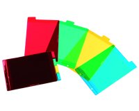 Intercalaire A5 PVC multicolore Oxford 4 onglets neutres - 1 jeu