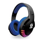 Sparco SPWHEADPHONE headphones/headset Wireless Head-band Gaming USB Type-C Black, Blue
