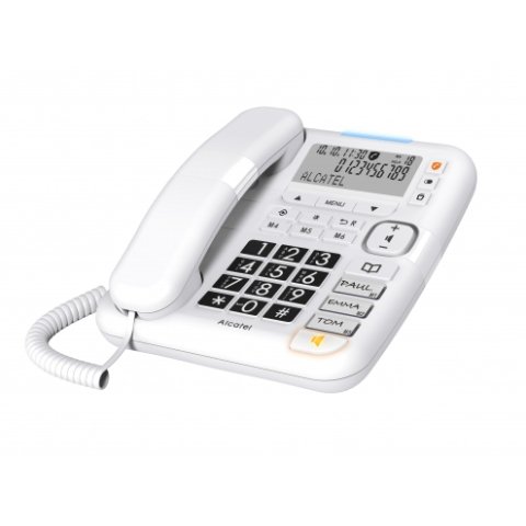Teléfono Alcatel TMAX 70 Teléfono DECT/analógico Identificador de llamadas Blanco