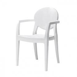SCAB DESIGN Chaise Lot de 2 faut. Igloo blanc